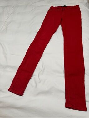 Foreign Exchange Women’s Red Skinny Jeans